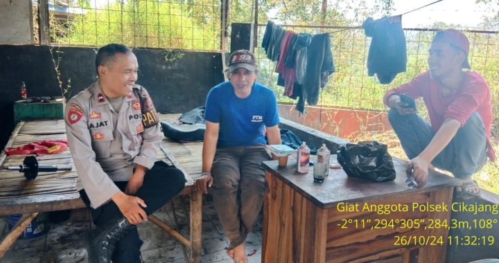 Personil Polsek Cikajang Polres Garut Polda Jabar Sambangi Warga Binaan Himbau Jaga Keamanan Lingkungan