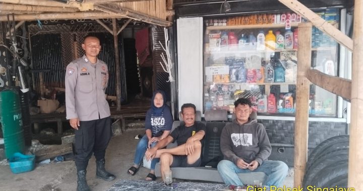 Personil Polsek Singajaya melaksanakan giat KRYD Siang